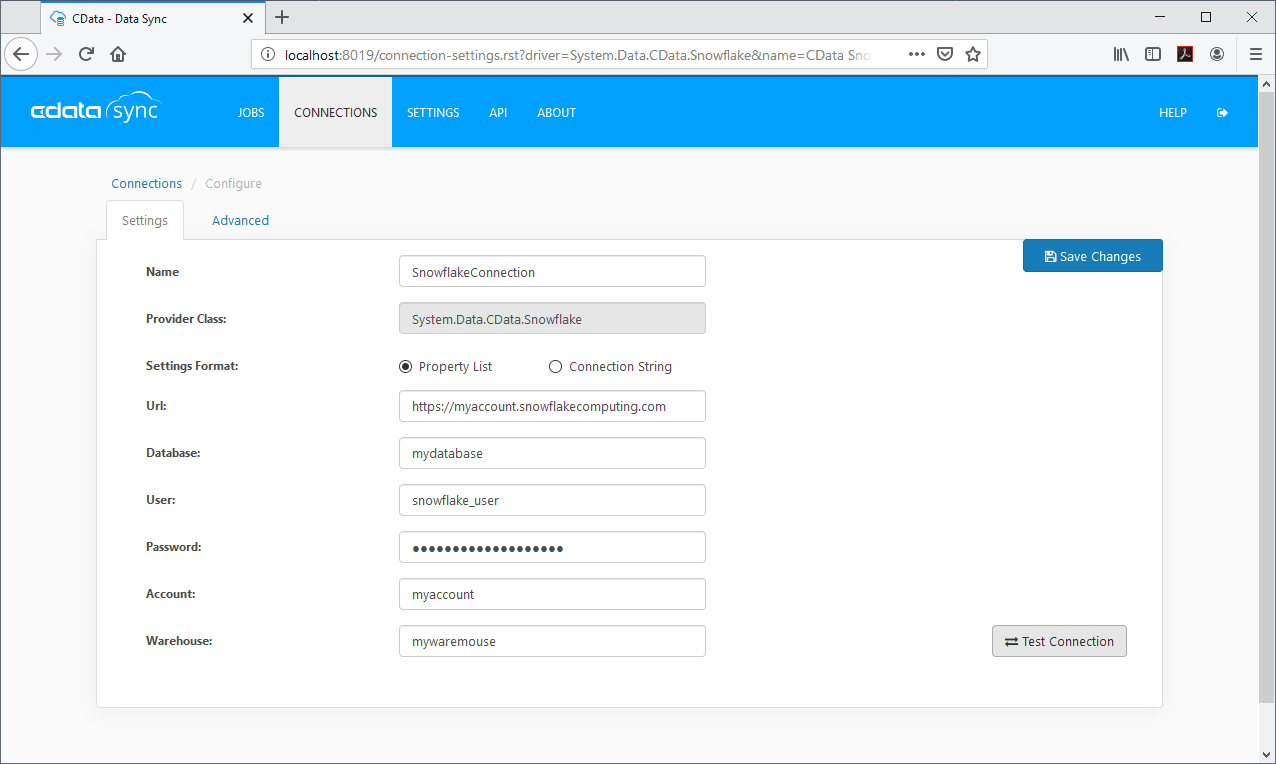 SQLite Snowflake: Cdata Schema